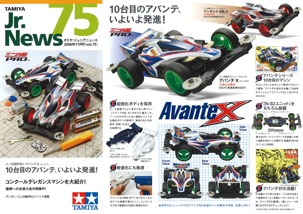 TAMIYA Jr.NEWS vol.075 タミヤ ミニ四駆 えのもとサーキット