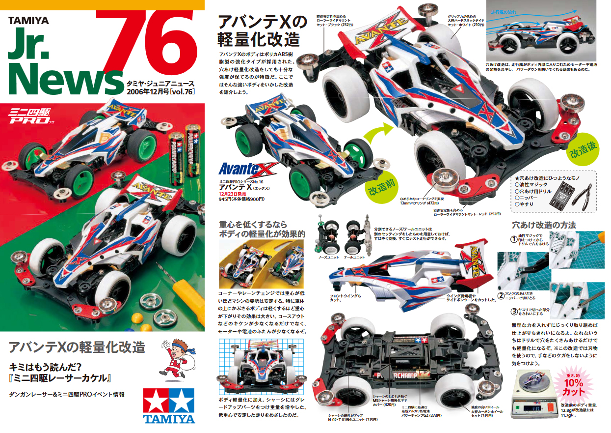 TAMIYA Jr.NEWS vol.076 タミヤ ミニ四駆 えのもとサーキット