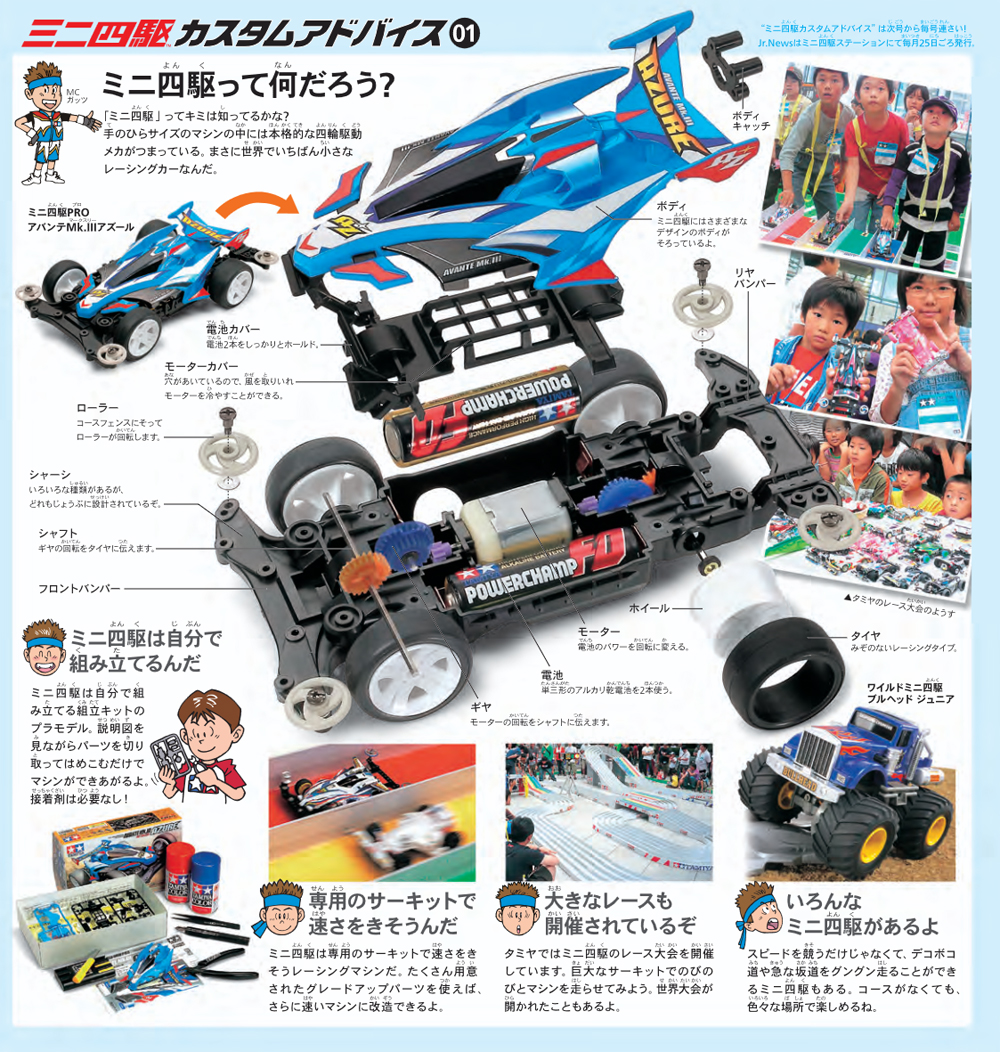 TAMIYA Jr.NEWS vol.103 タミヤ ミニ四駆 えのもとサーキット