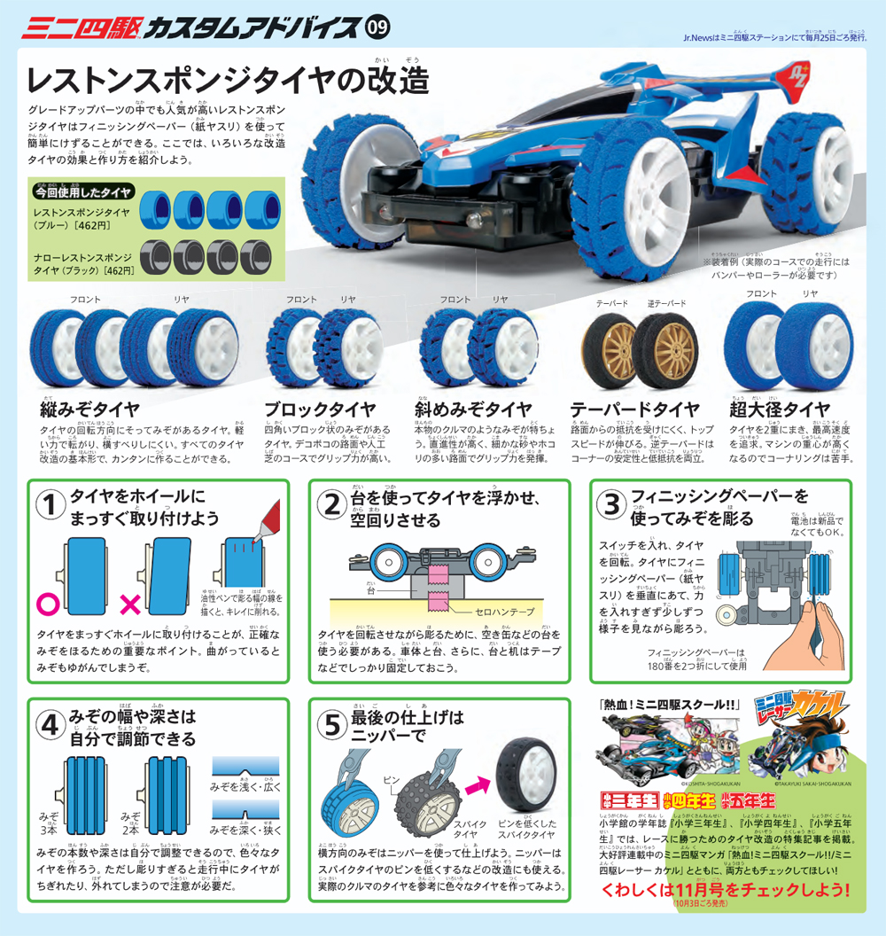 TAMIYA Jr.NEWS vol.109 タミヤ ミニ四駆 えのもとサーキット
