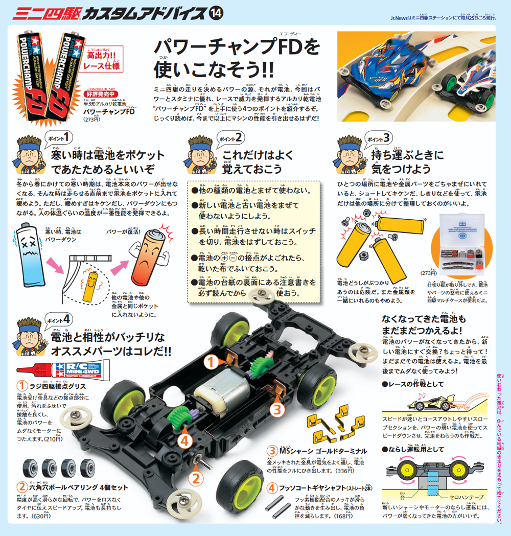 TAMIYA Jr.NEWS vol.115 タミヤ ミニ四駆 えのもとサーキット