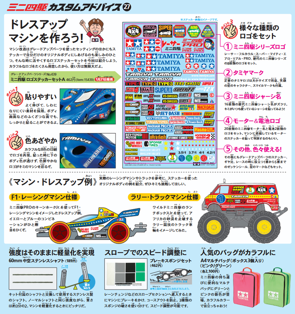 TAMIYA Jr.NEWS vol.137 タミヤ ミニ四駆 えのもとサーキット