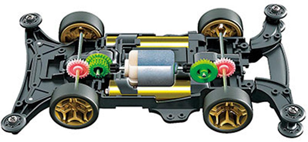 タミヤ ミニ四駆 MEシャーシ TAMIYA MINI4WD えのもとサーキット