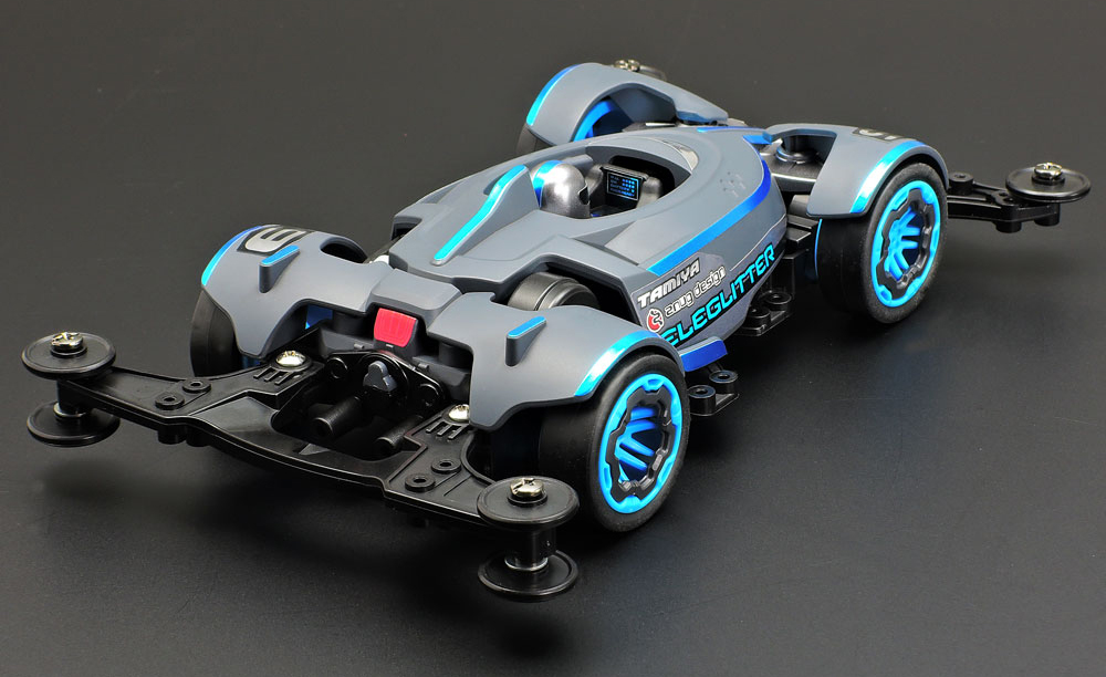 T18100　タミヤ　エレグリッター (VZシャーシ) ミニ四駆 えのもとサーキット