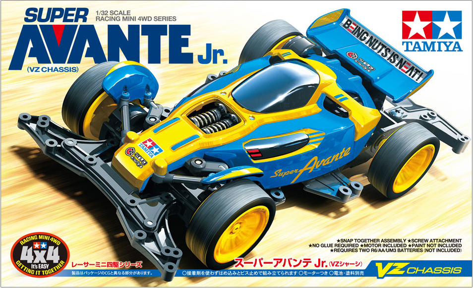 T18101　タミヤ　スーパーアバンテJr. (VZシャーシ)ミニ四駆　えのもとサーキット