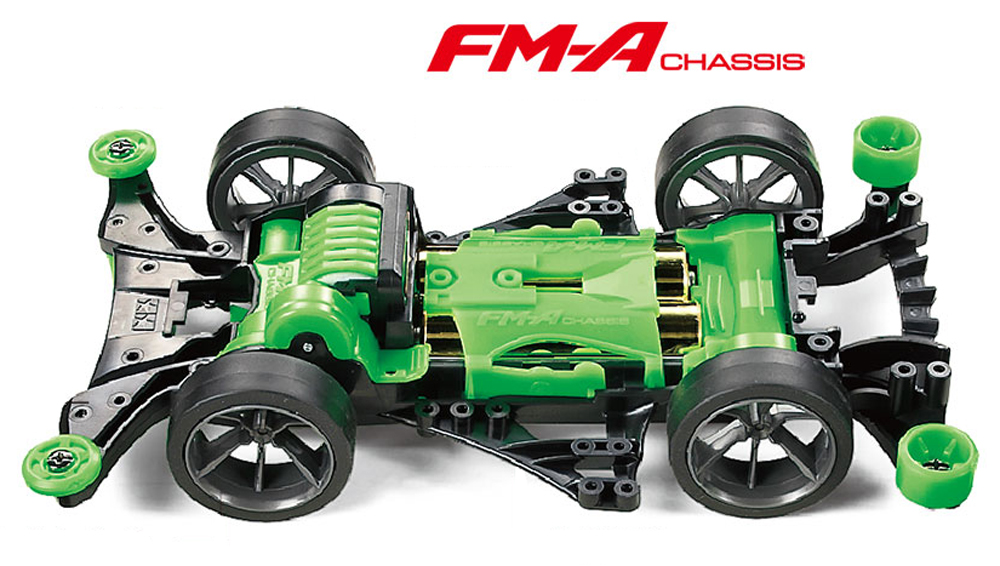 T18713　タミヤ　レイザーバック (FM-Aシャーシ) ミニ四駆 えのもとサーキット