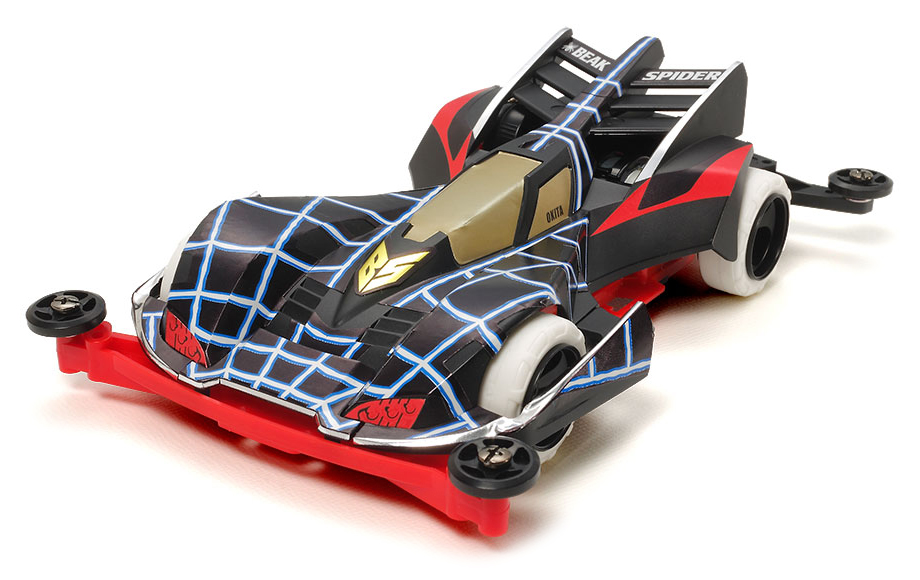 T19439　タミヤ　ビークスパイダー プレミアム（スーパーIIシャーシ）ミニ四駆 えのもとサーキット