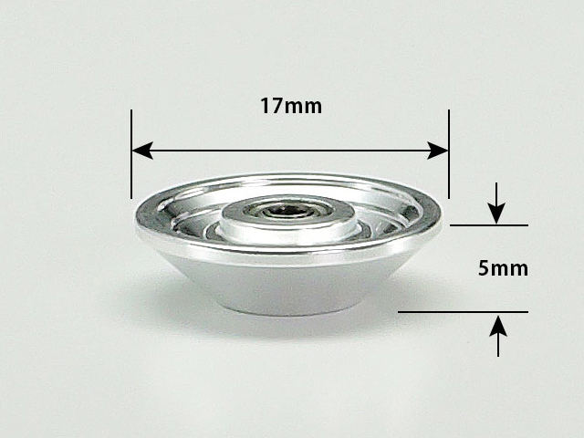 T95597　タミヤ　HG 17mmオールアルミベアリングローラー (テーパータイプ)
