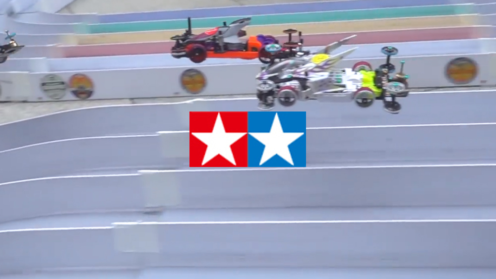 TAMIYA Mini 4wd Slow Motion Movie-5 タミヤ ミニ四駆 スロー映像-5 えのもとサーキット