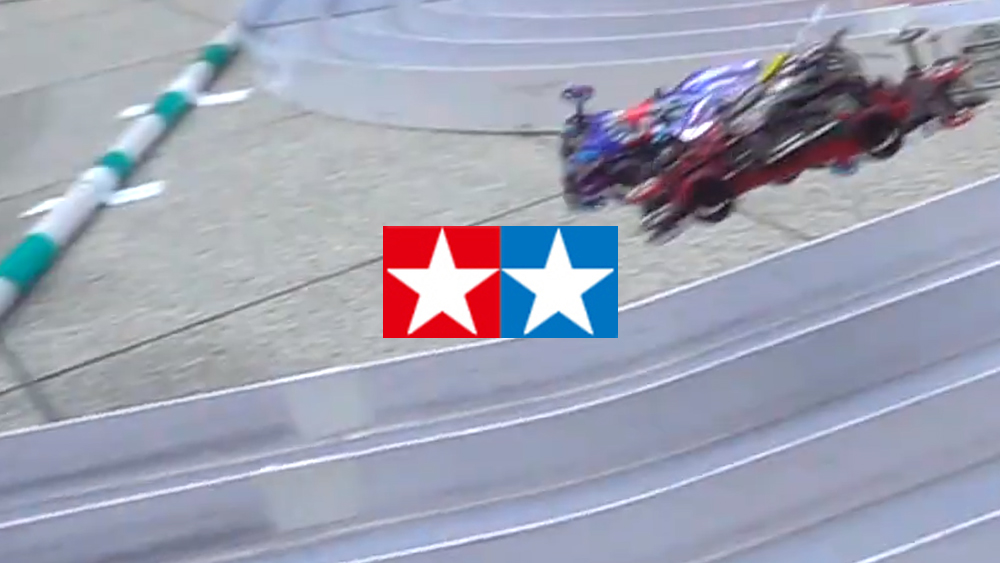 TAMIYA Mini 4wd Slow Motion Movie-5_Landing タミヤ ミニ四駆 スロー映像-5 (着地編) えのもとサーキット